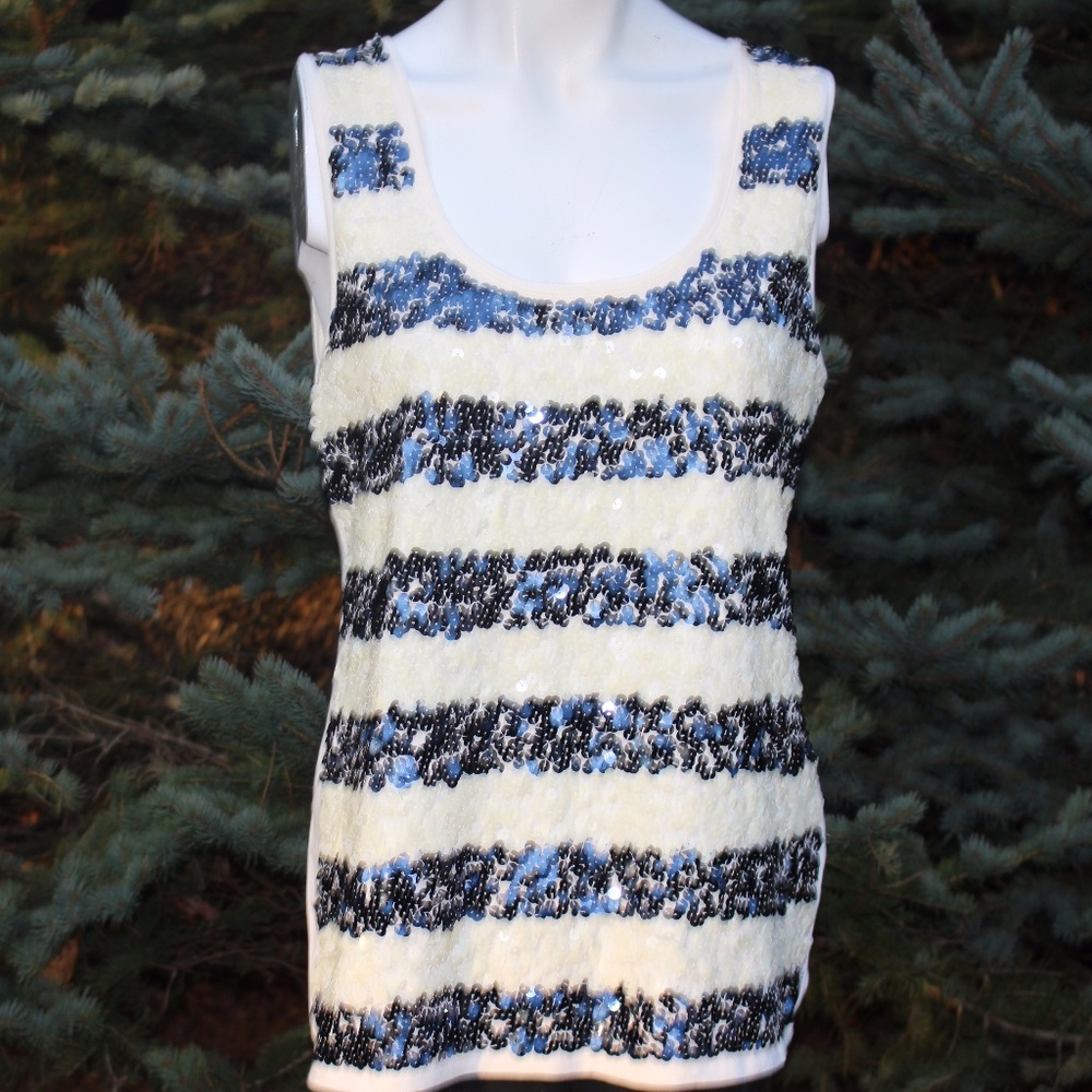 Ann Taylor Loft Sequined tank